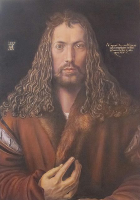 Albrecht Dürer - Self-Portrait - 1500 - Alte Pinakothek